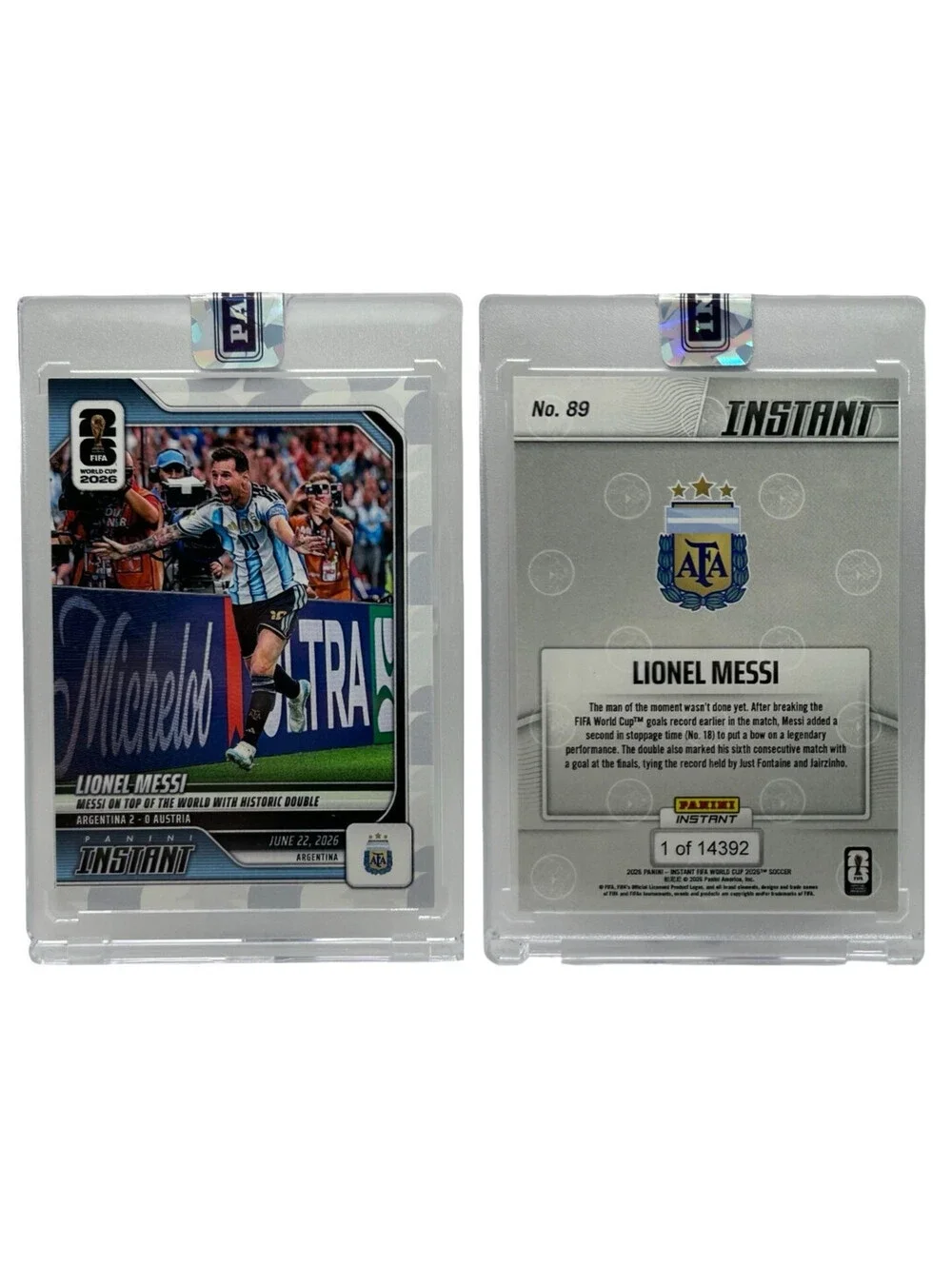 2026 Panini Instant FIFA World Cup #89 Lionel Messi  Argentina